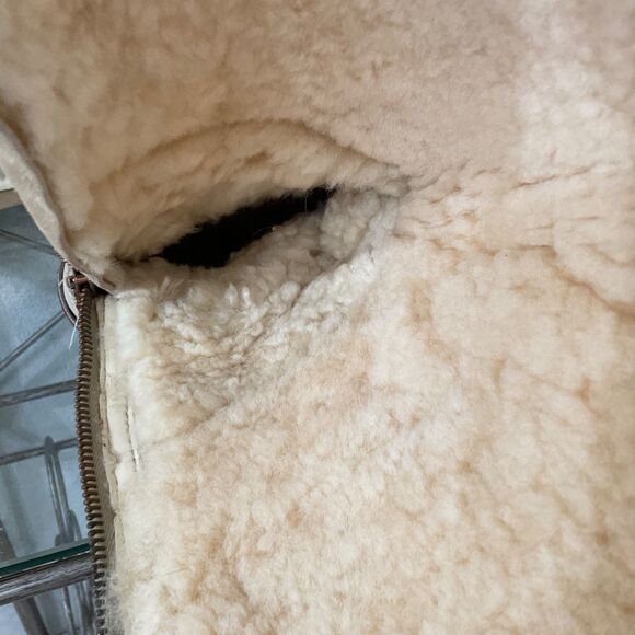 UGG Knightsbridge Tall Suede Boots 5119 women’s size 6 Tan Shearling  Back Zip - Picture 11 of 15